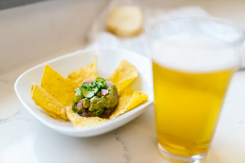 Fresh Guacamole with tortilla chips